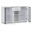 Komoda Enzo Biely Lesk,3