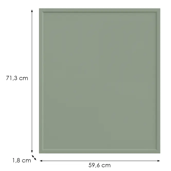 Kuchynská predná časť D60zs O6 K-279 Olivový Grii,2