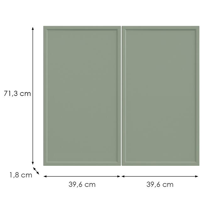 Kuchynská predná časť D80 O6 K-279 Olivový Grii