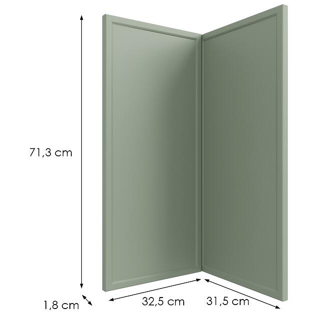 Kuchynská predná časť D90n O6 K-279 Olivový Grii,2