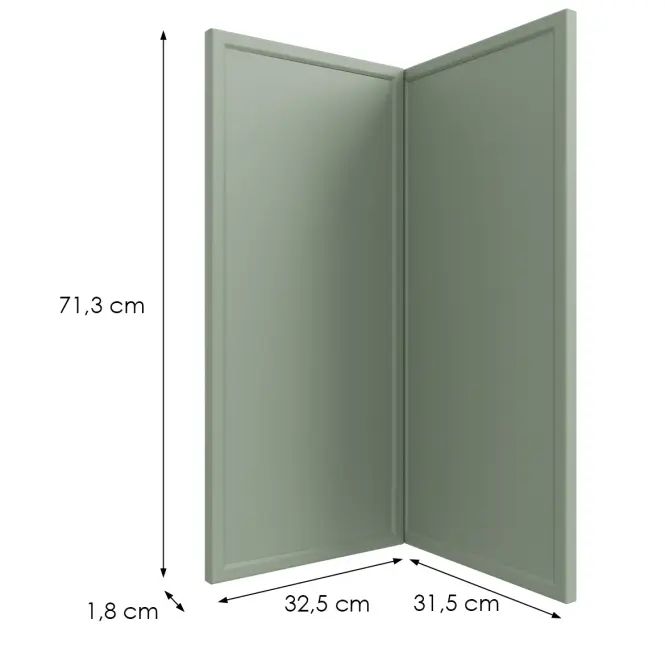 Kuchynská predná časť D90n O6 K-279 Olivový Grii,2