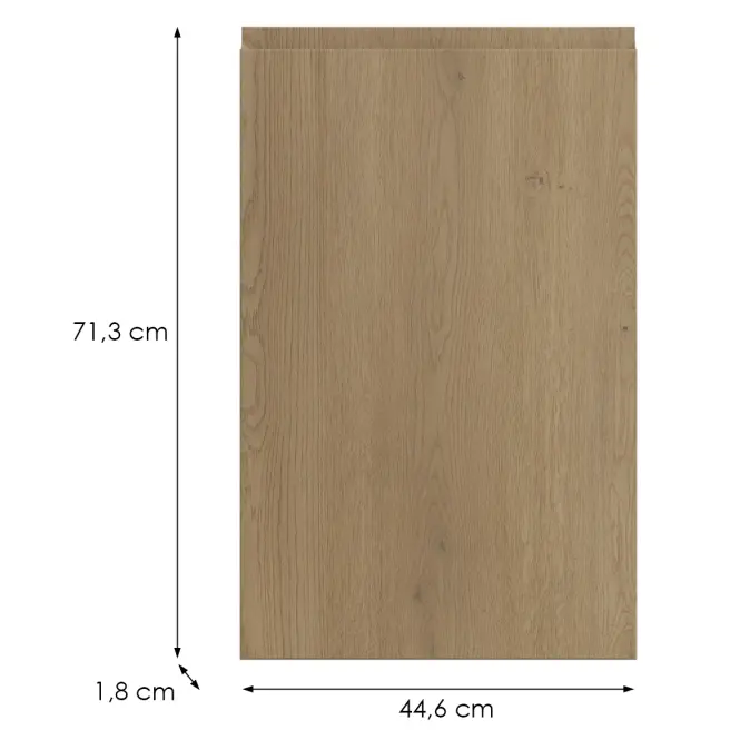 Kuchynská predná časť D45fzw  T8 K282 Dub Cremona Grii,2