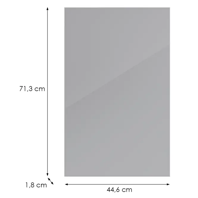 Kuchynská predná časť D45fzw L9 K268 Sivá Hg Griii,2