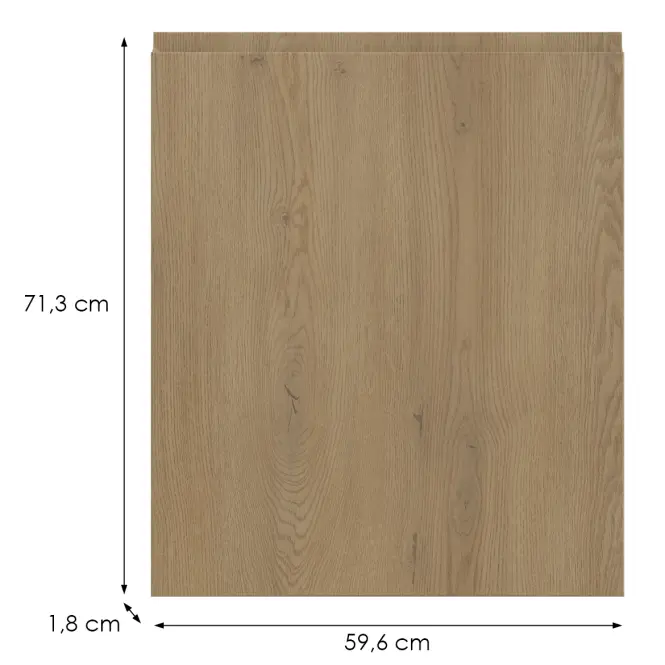 Kuchynská predná časť D60fzw  T8 K282 Dub Cremona Grii,2