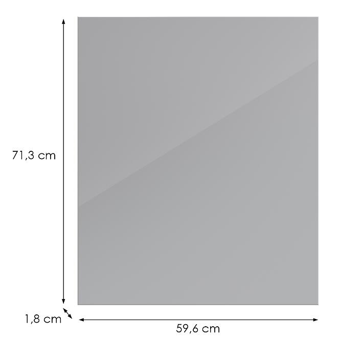 Kuchynská predná časť D60fzw L9 K268 Sivá Hg Griii,2