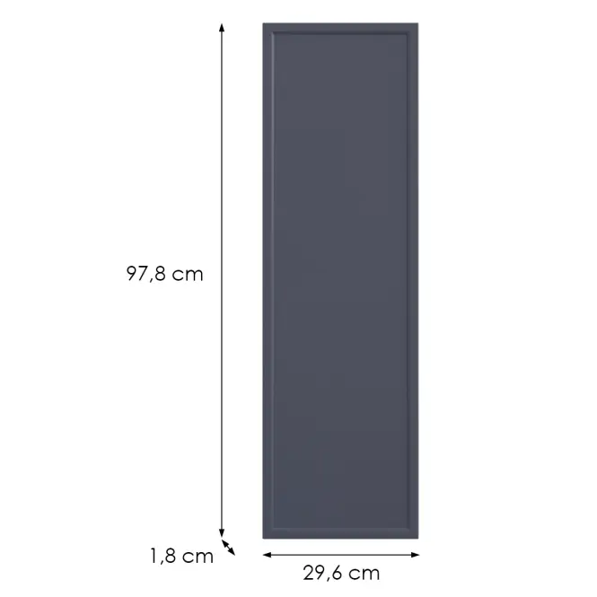 Kuchynská predná časť G30(100)(L/P) O6 K273 Granát Gri,2