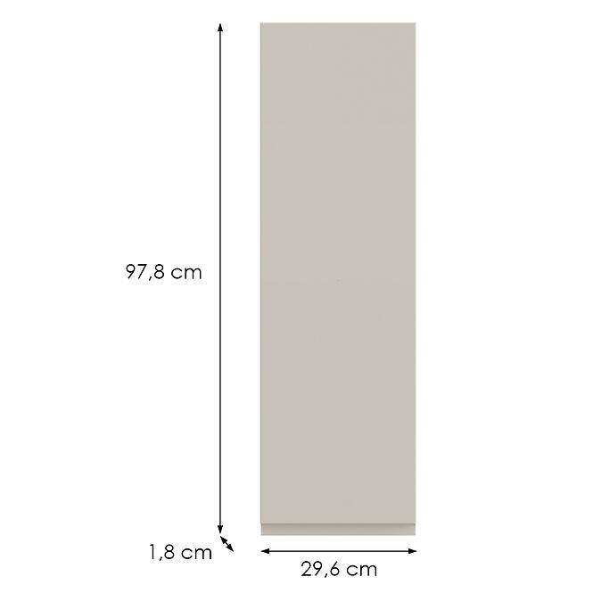 Kuchynská predná časť G30(100) P T8 K943 Kašmír Gri,2