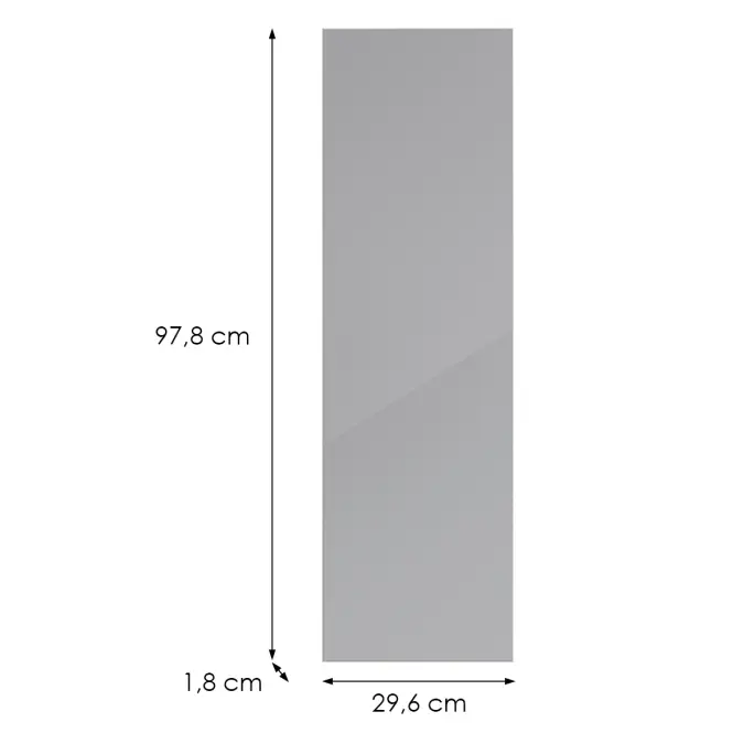 Kuchynská predná časť G30(100)(L/P) L9 K268 Sivá Hg Griii,2