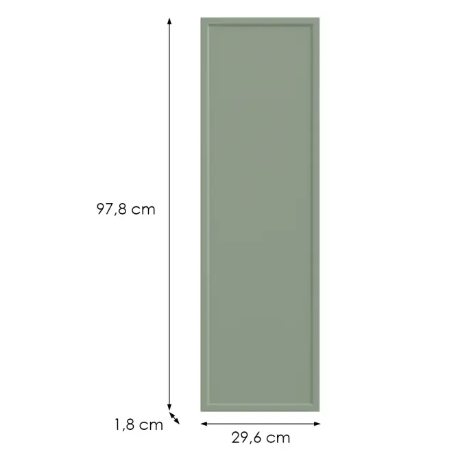 Kuchynská predná časť G30(100)(L/P) O6 K-279 Olivový Grii,2