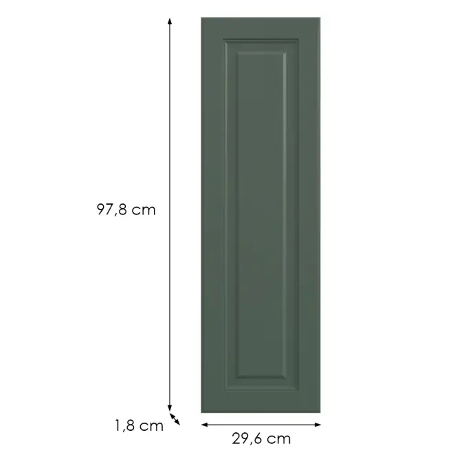 Kuchynská predná časť G30(100)(L/P) V6 K274 Zelený labrador,2