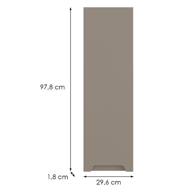 Kuchynská predná časť G30(100) P Q2 K204 Capuccino Matná Gri,2