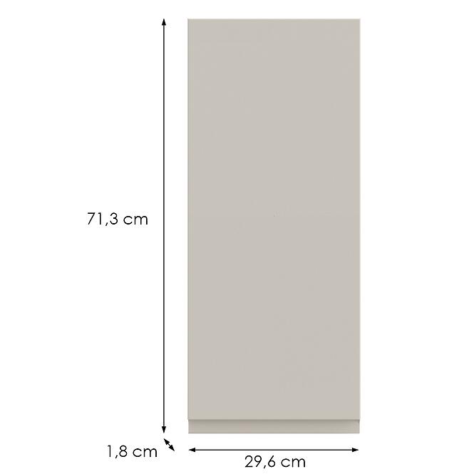 Kuchynská predná časť G30(72) P  T8 K943 Kašmír Gri,2