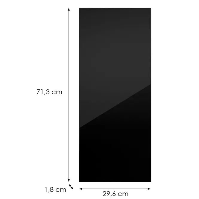 Kuchynská predná časť G30(72)(L/P) L9 K165 Čierna Hg Griii,2