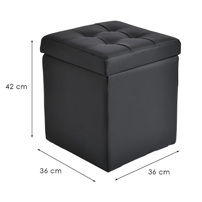 Taburetka Box S čierna,4