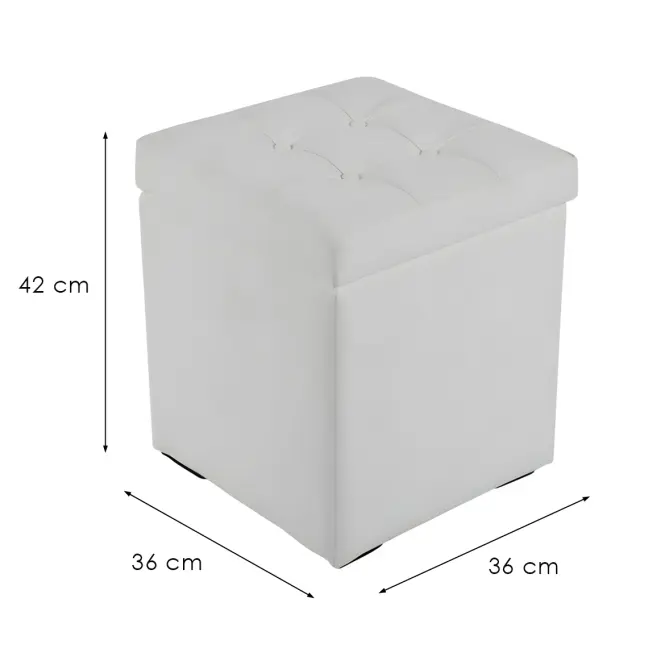 Taburetka Box S biela,4