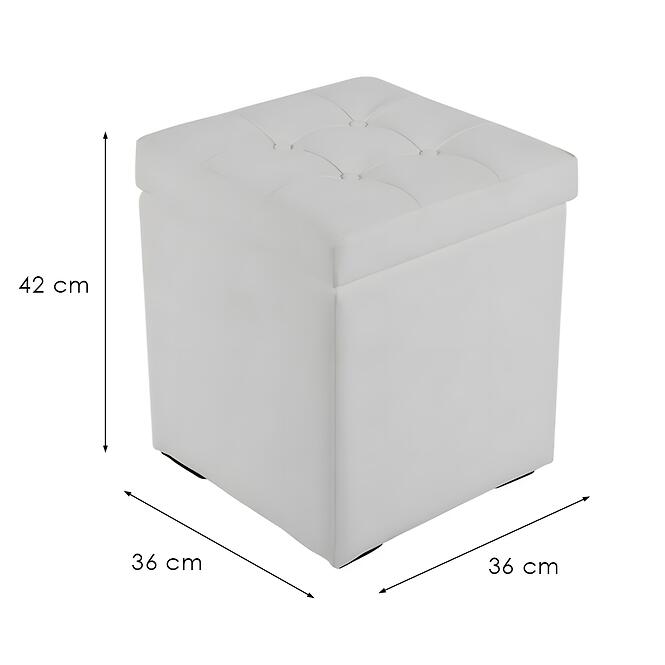 Taburetka Box S biela,4