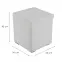 Taburetka Box S biela,4