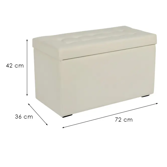 Taburetka Box M biela,4