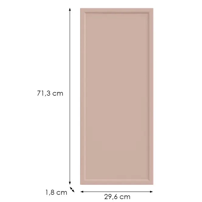 Kuchynská predná časť G30(72)(L/P) O6 K276 Antická ružová Gr Ii,2