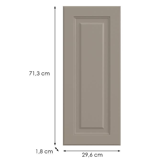 Kuchynská predná časť G30(72)(L/P)  V6 K257 Kašmír Matná Grii,2