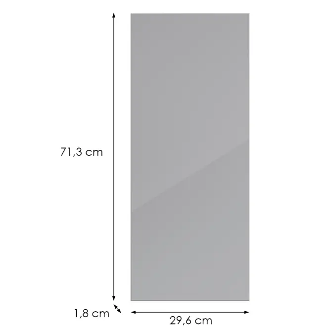 Kuchynská predná časť G30(72)(L/P) L9 K268 Sivá Hg Griii,2