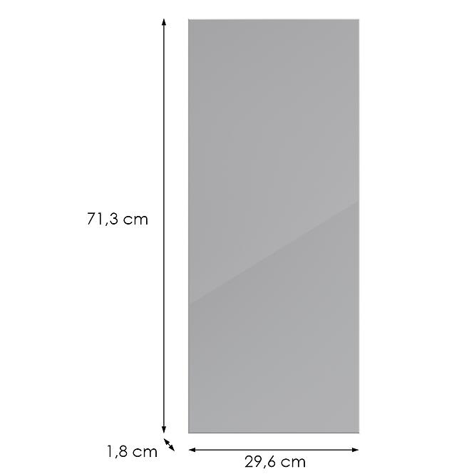 Kuchynská predná časť G30(72)(L/P) L9 K268 Sivá Hg Griii,2