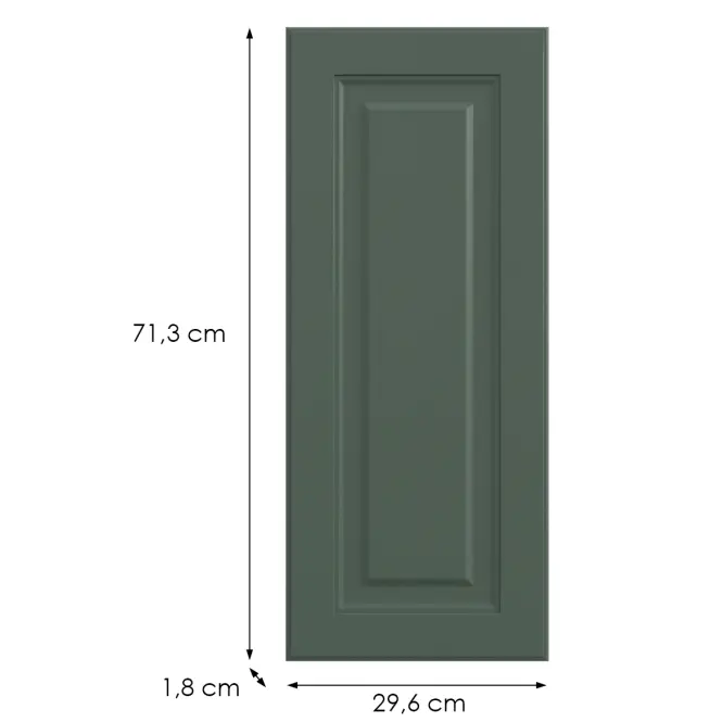 Kuchynská predná časť G30(72)(L/P)  V6 K274 Zelený labrador,2