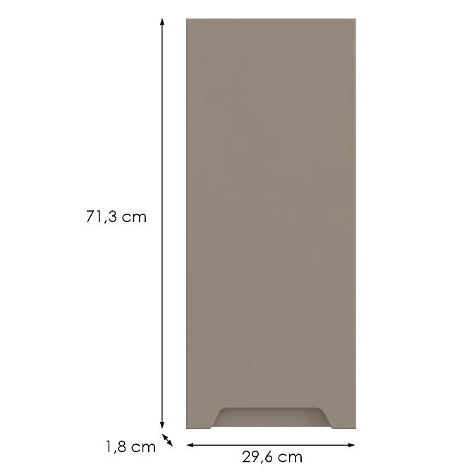 Kuchynská predná časť G30(72) P Q2 K204 Capuccino Matná Gri,2