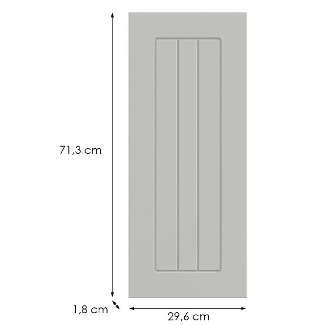 Kuchynská predná časť G30(72)(L/P)  H5 K252 Biely Gr I,2