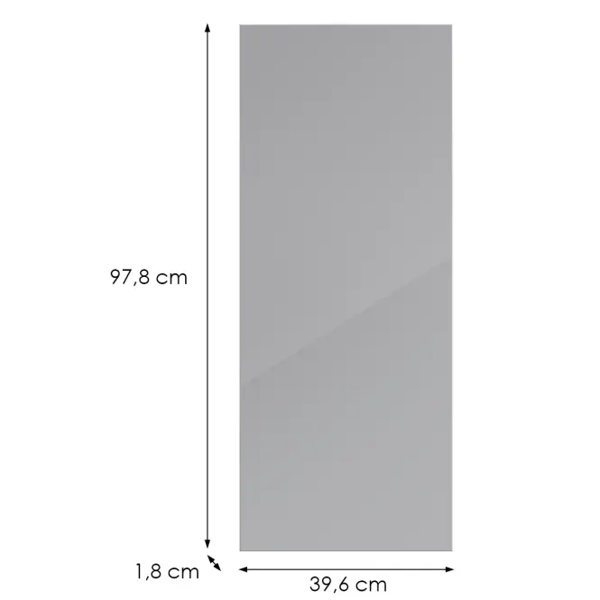 Kuchynská predná časť G40(100)(L/P) L9 K268 Sivá Hg Griii,2
