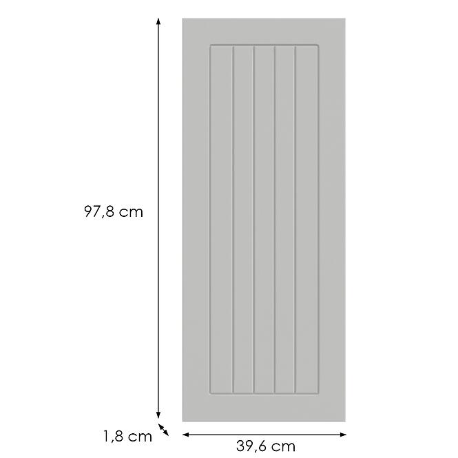 Kuchynská predná časť G40(100)(L/P) H5 K252 Biely Gr I