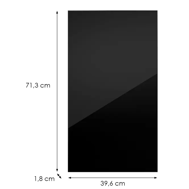 Kuchynská predná časť G40(72)(L/P) L9 K165 Čierna Hg Griii,2