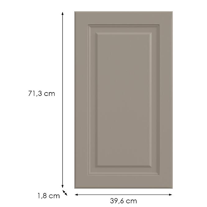 Kuchynská predná časť G40(72)(L/P)  V6 K257 Kašmír Matná Grii