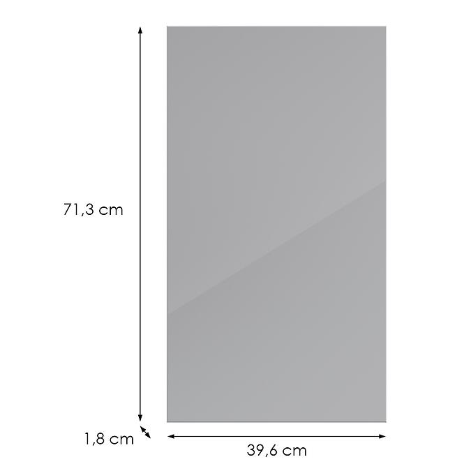 Kuchynská predná časť G40(72)(L/P) L9 K268 Sivá Hg Griii
