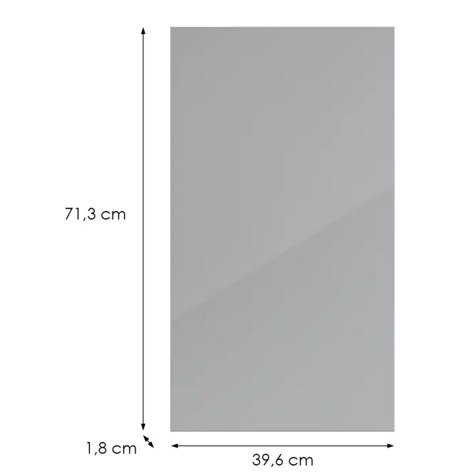 Kuchynská predná časť G40(72)(L/P) L9 K268 Sivá Hg Griii,2