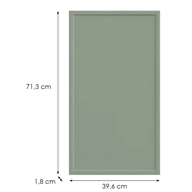 Kuchynská predná časť G40(72)(L/P) O6 K-279 Olivový Grii,2