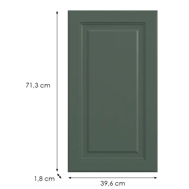Kuchynská predná časť G40(72)(L/P)  V6 K274 Zelený labrador,2