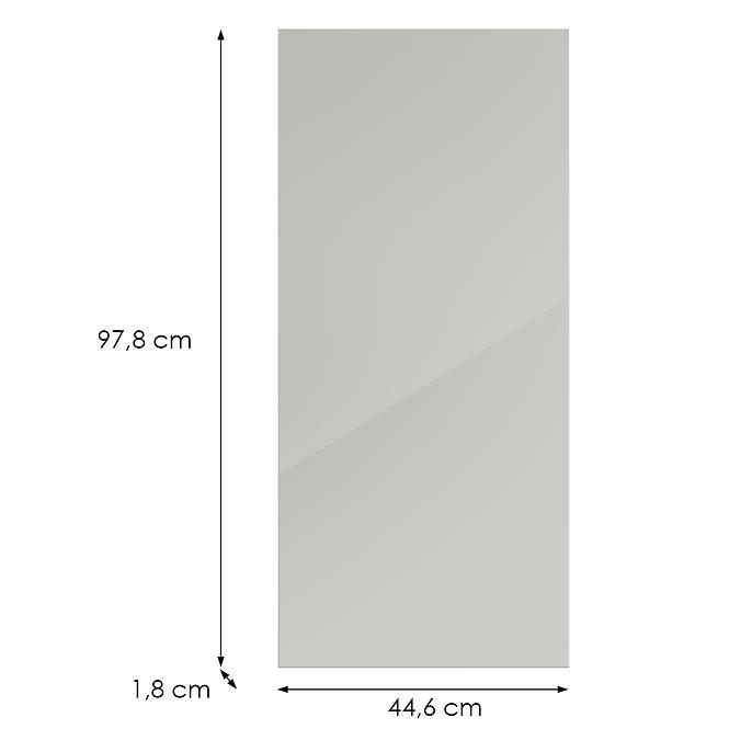 Kuchynská predná časť G45(100)(L/P) L9 K900 Bianco Hg Griii