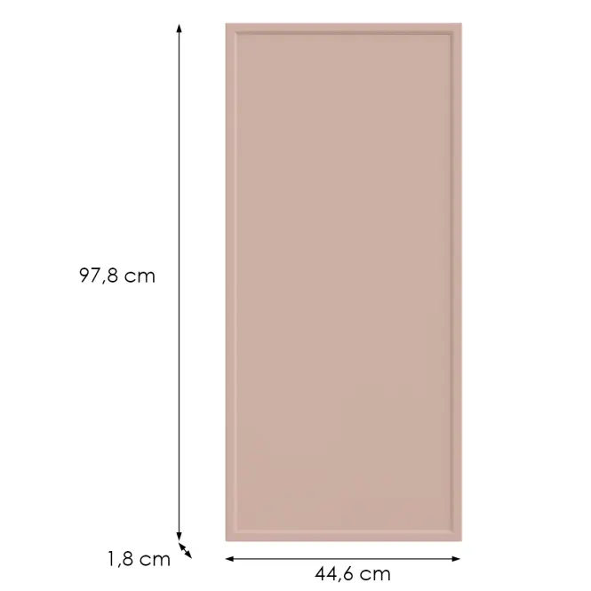 Kuchynská predná časť G45(100)(L/P) O6 K276 Antická ružová Gr I,2