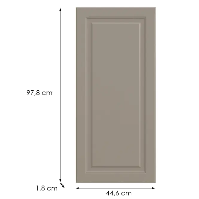 Kuchynská predná časť G45(100)(L/P)  V6 K257 Kašmír Matná Grii,2