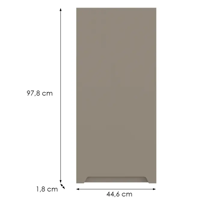Kuchynská predná časť G45(100) P Q2 K204 Capuccino Matná Gri,2