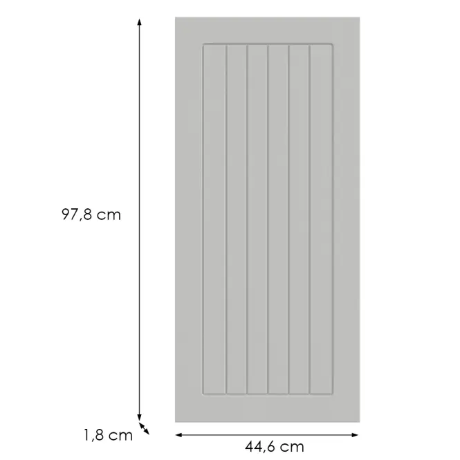 Kuchynská predná časť G45(100)(L/P) H5 K252 Biely Gr I,2