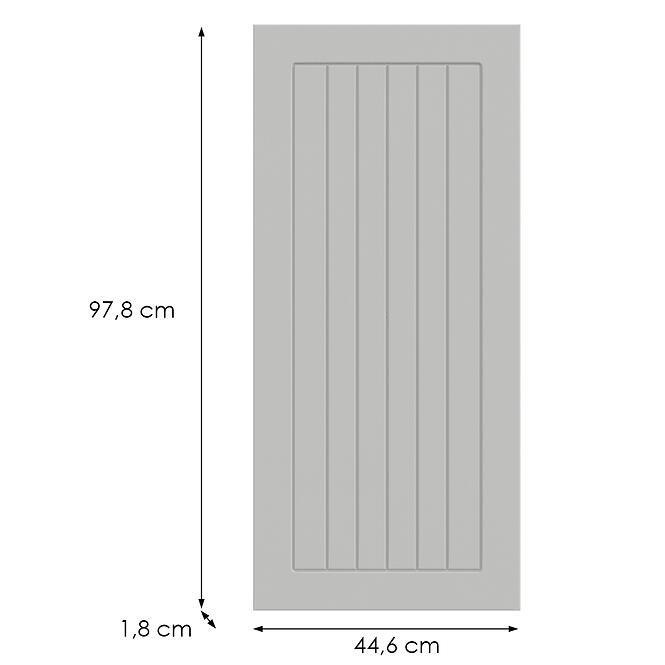 Kuchynská predná časť G45(100)(L/P) H5 K252 Biely Gr I,2