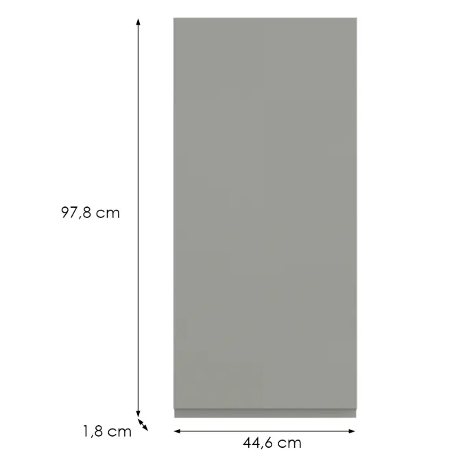 Kuchynská predná časť G45(100) L T8 K261 Sivá Matná Grii,2