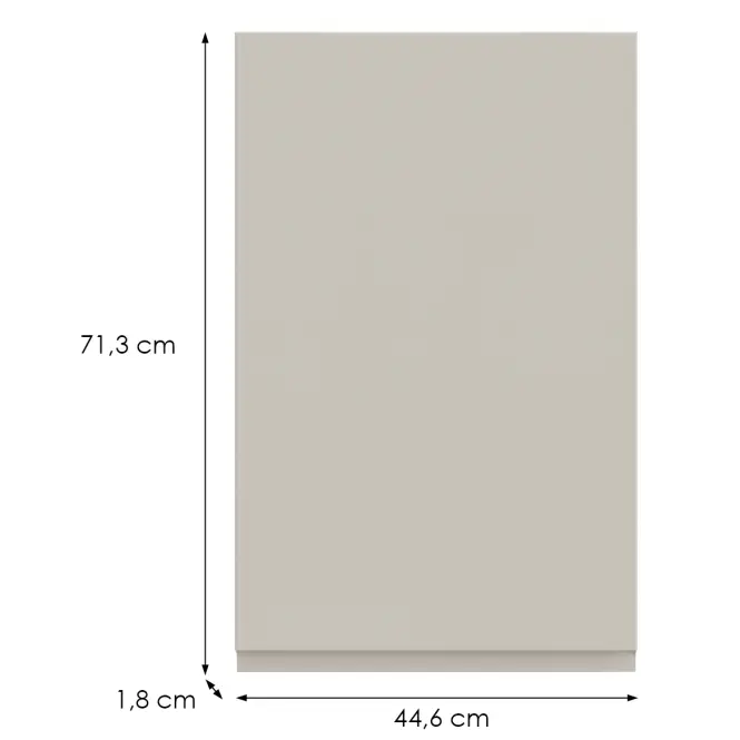 Kuchynská predná časť G45(72) P T8 K943 Kašmír Gri,2
