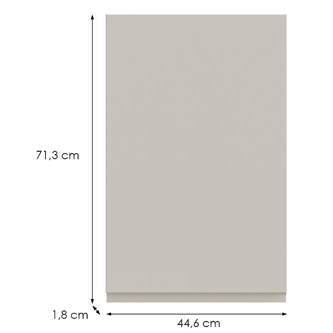 Kuchynská predná časť G45(72) P T8 K943 Kašmír Gri,2