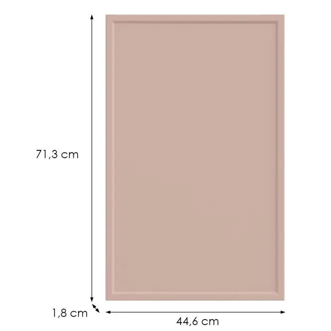 Kuchynská predná časť G45(72)(L/P) O6 K276 Antická ružová Gr Ii,2