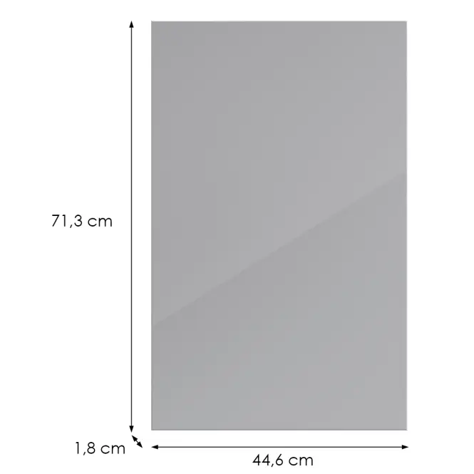Kuchynská predná časť G45(72)(L/P) L9 K268 Sivá Hg Griii,2