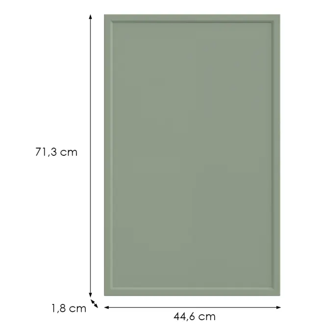 Kuchynská predná časť G45(72)(L/P) O6 K-279 Olivový Grii,2