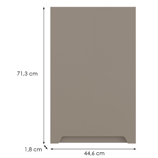Kuchynská predná časť G45(72) P Q2 K204 Capuccino Matná Gri,2